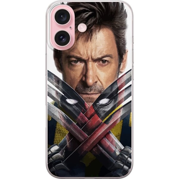 Apple iPhone 16 Läpinäkyvä kuori Deadpool & Wolverine