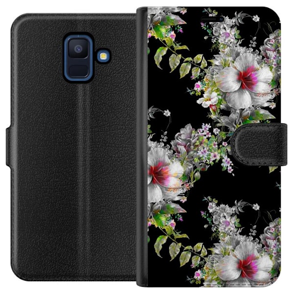 Samsung Galaxy A6 (2018) Tegnebogsetui Blomststjerne