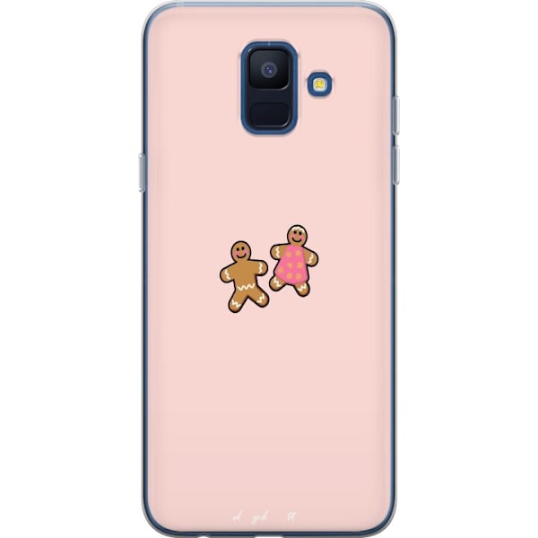 Samsung Galaxy A6 (2018) Gennemsigtig cover Ingefærkage