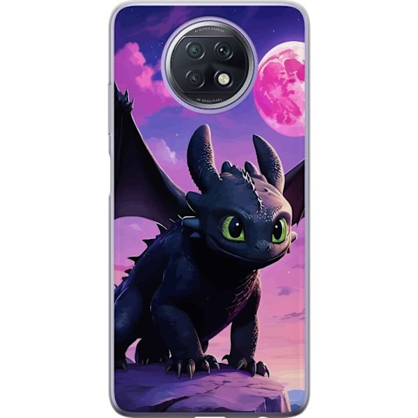 Xiaomi Redmi Note 9T Genomskinligt Skal How to Train Your Drag