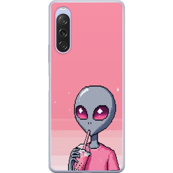 Sony Xperia 10 V Läpinäkyvä kuori Alien Smoothie