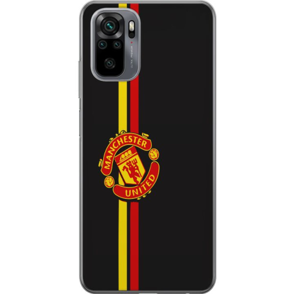 Xiaomi Redmi Note 10S Gennemsigtig cover Manchester United F.C