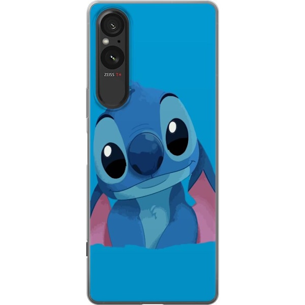 Sony Xperia 10 VI Läpinäkyvä kuori Stitch Sininen