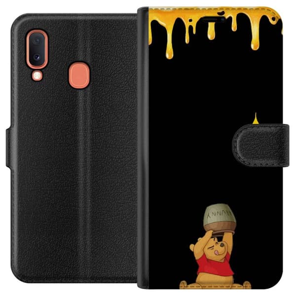 Kompatibelt Plånboksfodral till Samsung Galaxy A20e Nalle Phu
