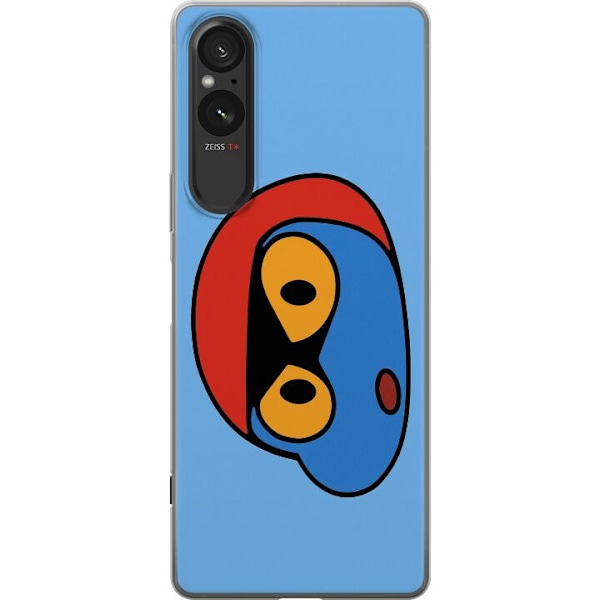 Sony Xperia 5 V Läpinäkyvä kuori Bold Bot Head