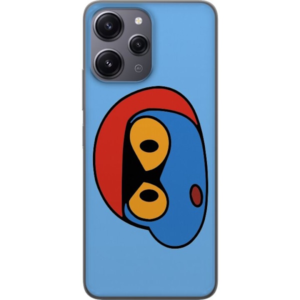 Xiaomi Redmi 12 Läpinäkyvä kuori Bold Bot Head