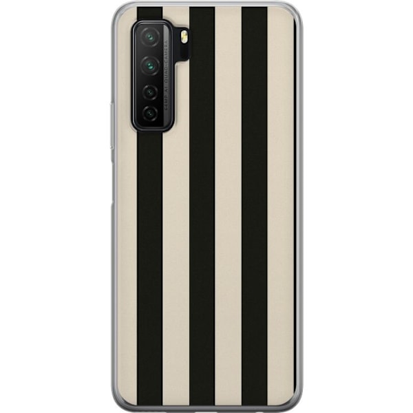 Huawei P40 lite 5G Genomskinligt Skal Line Flow