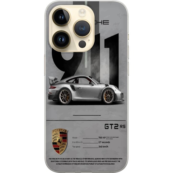 Apple iPhone 15 Pro Gjennomsiktig deksel Porsche 911