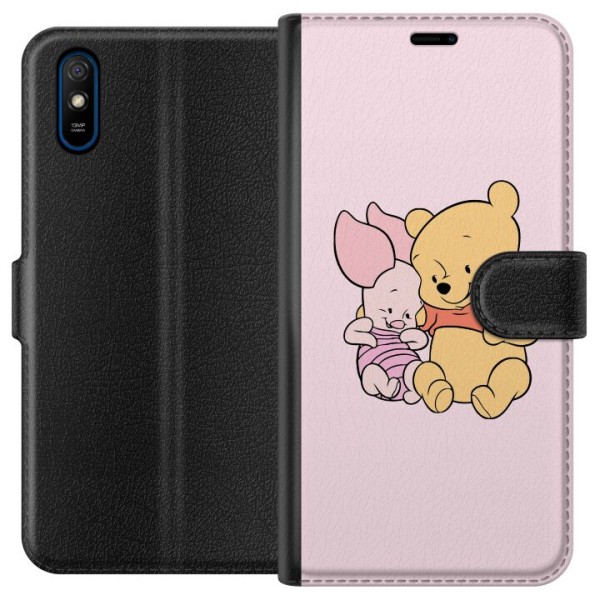 Xiaomi Redmi 9A Plånboksfodral Nalle Puh