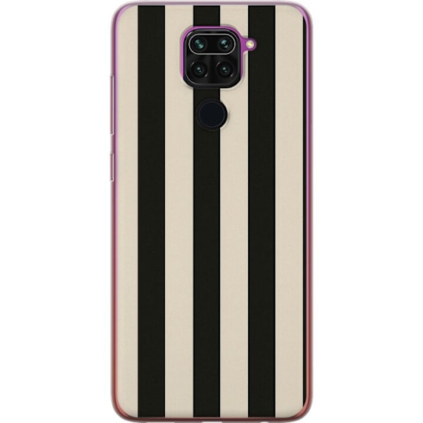 Xiaomi Redmi Note 9 Genomskinligt Skal Line Flow