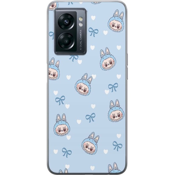 OnePlus Nord N300 Läpinäkyvä kuori Labubu Tuli Henki