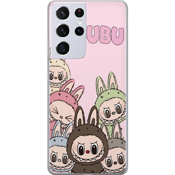 Samsung Galaxy S21 Ultra 5G Läpinäkyvä kuori Labubu Classics
