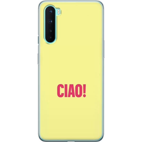 Kompatibelt Mobilskal till OnePlus Nord Rosa CIAO gul