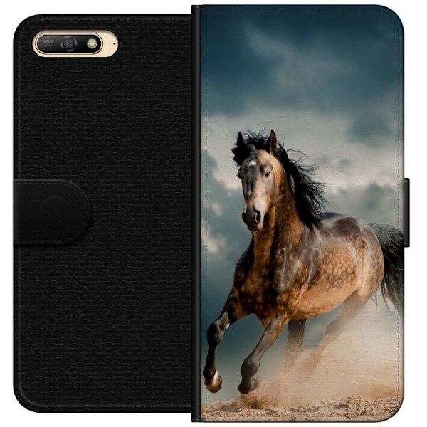 Huawei Y6 (2018) Tegnebogsetui Hest
