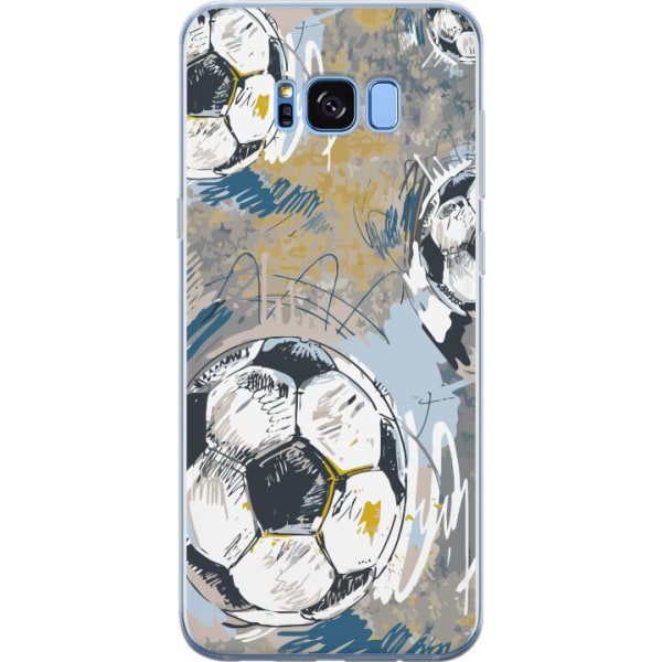 Samsung Galaxy S8 Läpinäkyvä kuori Jalkapallo