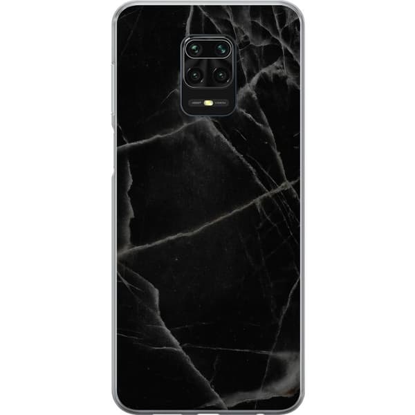 Kompatibelt Mobilskal till Xiaomi Redmi Note 9S Svart marmor