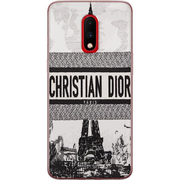 OnePlus 7 Läpinäkyvä kuori Christian Dior