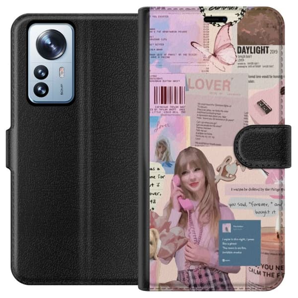 Kompatibelt Plånboksfodral till Xiaomi 12 Pro Taylor Swift