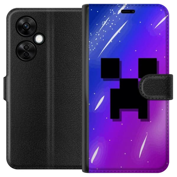 Kompatibel Tegnebogsetui til OnePlus Nord CE 3 Lite Minecraft