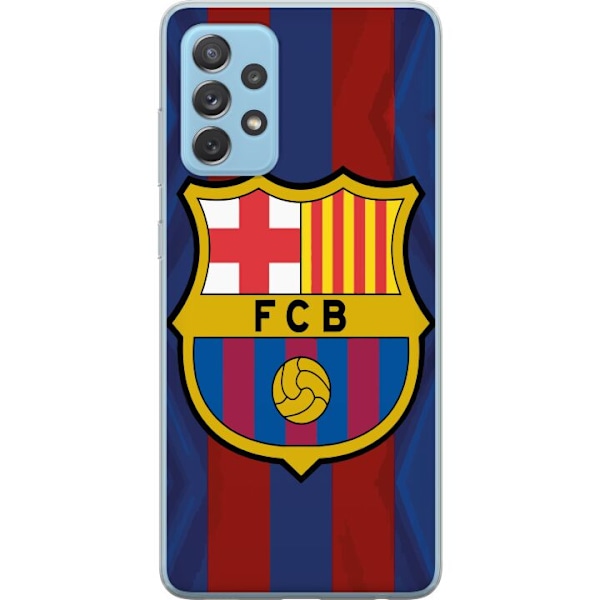 Samsung Galaxy A52 5G Läpinäkyvä kuori FCB Barcelona