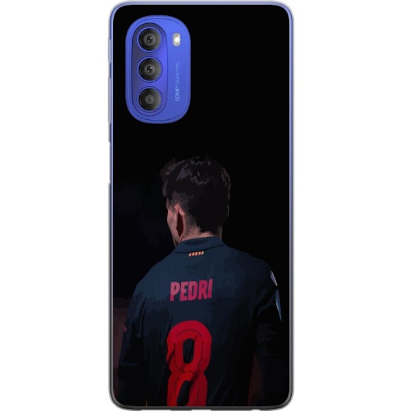 Motorola Moto G51 5G Gennemsigtig cover Pedri FC Barcelona Fod