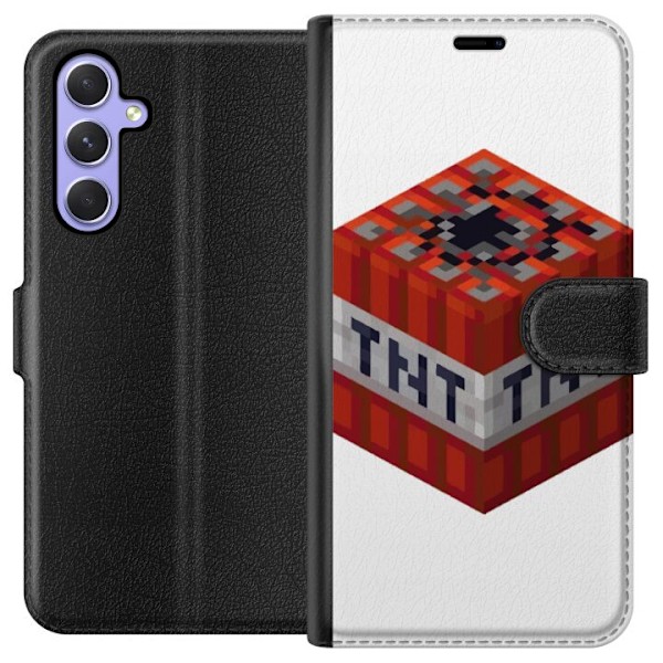 Samsung Galaxy A54 Tegnebogsetui Minecraft TNT