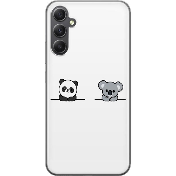 Samsung Galaxy A05s Gennemsigtig cover Panda Koala