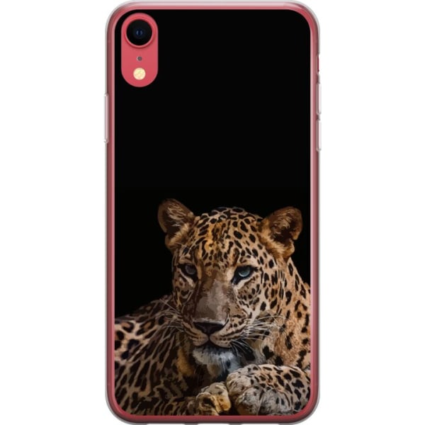 Apple iPhone XR Gennemsigtig cover Leopard