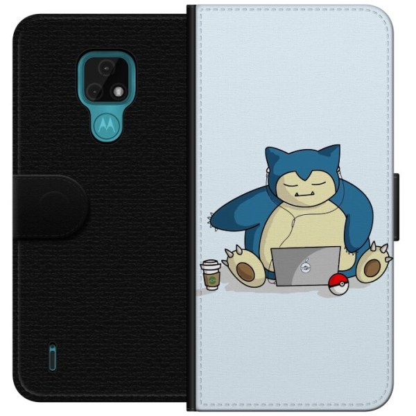 Motorola Moto E7 Plånboksfodral Pokemon Rolig