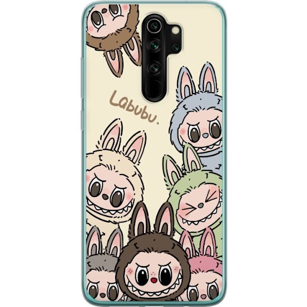 Xiaomi Redmi Note 8 Pro  Läpinäkyvä kuori Labubu Pastel Collection