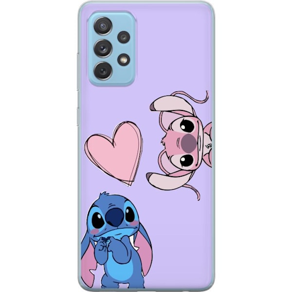 Samsung Galaxy A52 5G Läpinäkyvä kuori Stitch Mode