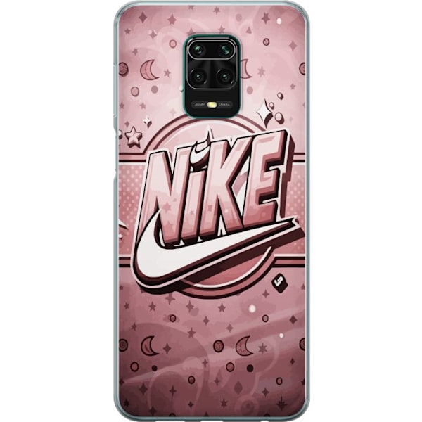 Xiaomi Redmi Note 9 Pro Gjennomsiktig deksel Nike Rosa