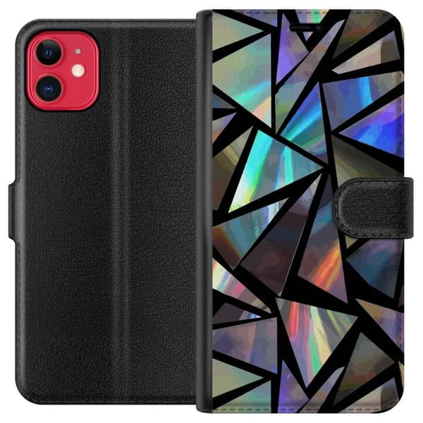 Kompatibel Tegnebogsetui til Apple iPhone 11 3D Reflektion