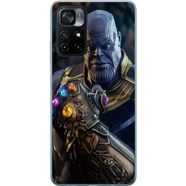 Xiaomi Poco M4 Pro 5G Gjennomsiktig deksel Thanos Marvel