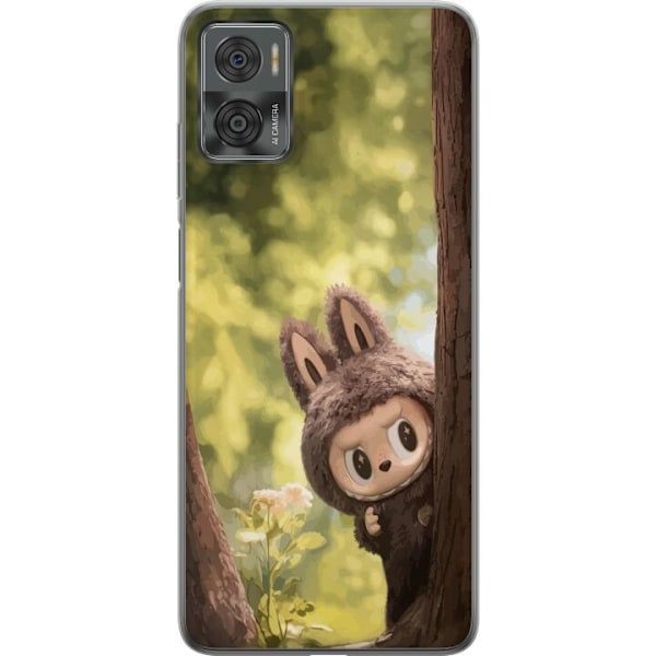 Motorola Moto E22i Genomskinligt Skal Labubu Graffiti Vibes