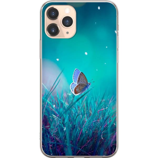 Kompatibelt Mobildeksel til Apple iPhone 11 Pro Blå sommerfugl