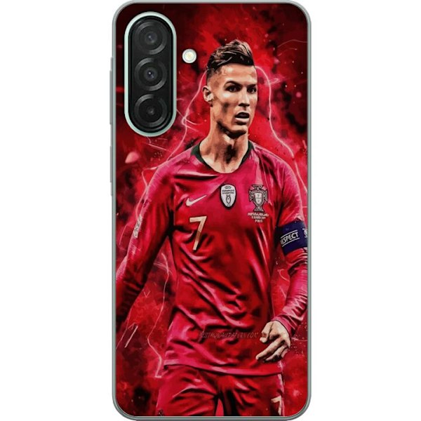 Samsung Galaxy A26 Gjennomsiktig deksel Ronaldo Ferdigheter - CR7 Design for Ekte Supportere