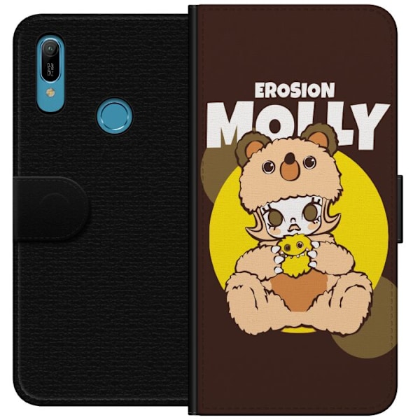 Huawei Y6 (2019) Lompakkokotelo Pop Mart Erosion Molly