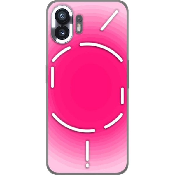 Nothing Phone (2) Gennemsigtig cover Pink