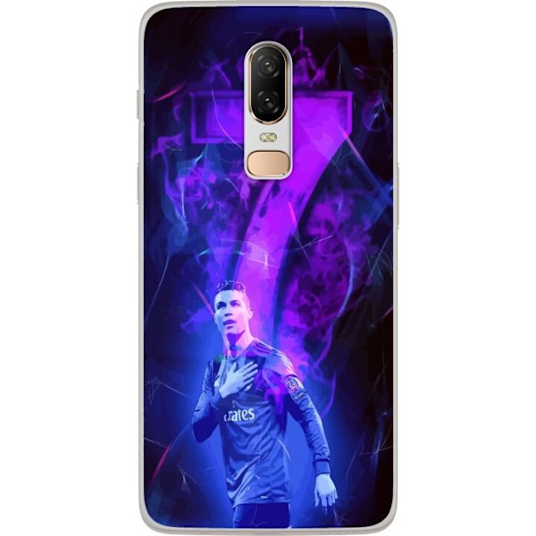 OnePlus 6 Genomskinligt Skal Ronaldo 7 – Fotbollslegend i Action för Fans