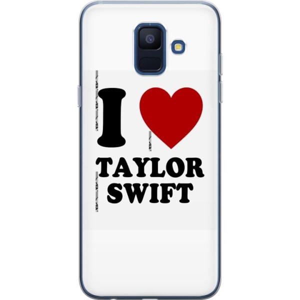 Samsung Galaxy A6 (2018) Gennemsigtig cover Taylor Swift