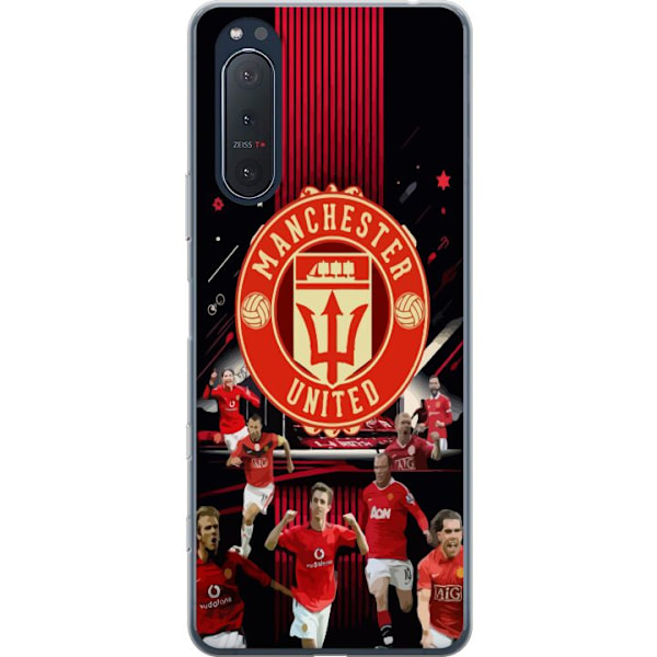 Sony Xperia 5 II Läpinäkyvä kuori Manchester United F.C.