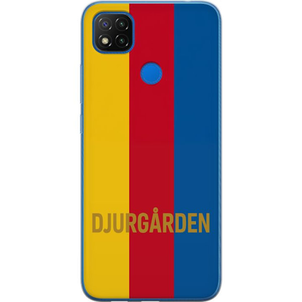 Xiaomi Redmi 9C NFC Läpinäkyvä kuori Djurgården – jalkap