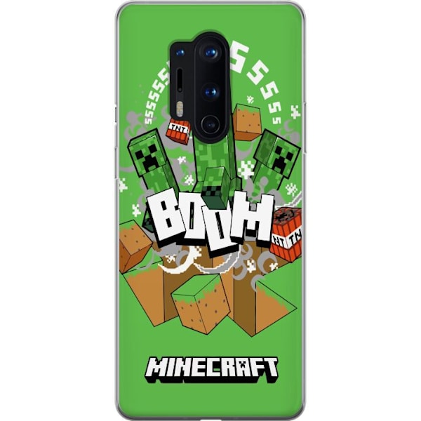 OnePlus 8 Pro Läpinäkyvä kuori Minecraft Boom