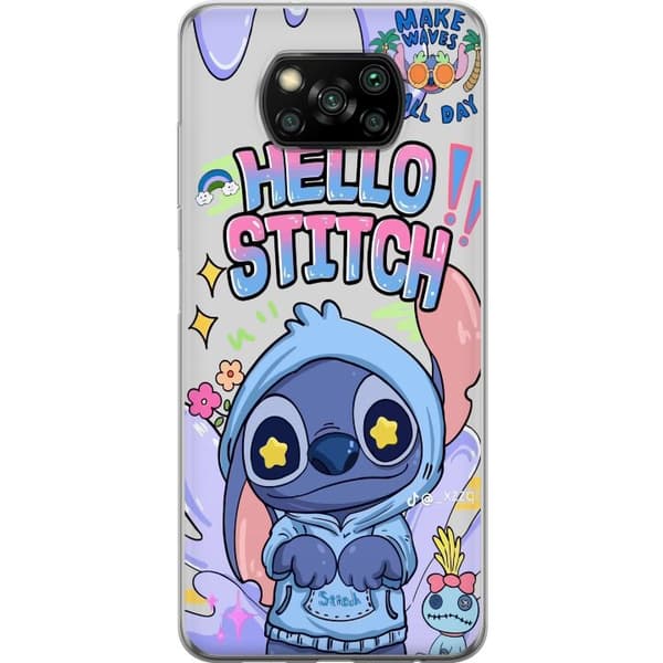 Kompatibelt Mobilskal till Xiaomi Poco X3 NFC Stitch