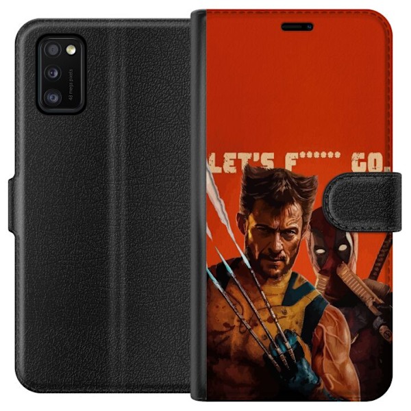 Samsung Galaxy A41 Tegnebogsetui Deadpool & Wolverine