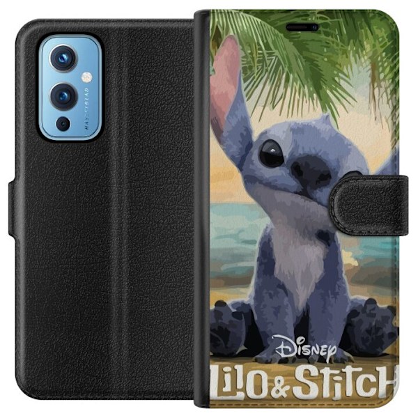 OnePlus 9 Tegnebogsetui Kærlig – Med Hjerter & Kawaii-føle