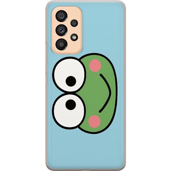 Samsung Galaxy A53 5G Läpinäkyvä kuori Keroppi Smile
