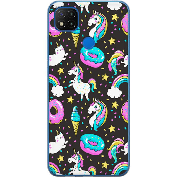 Xiaomi Redmi 9C NFC Gjennomsiktig deksel Unicorn