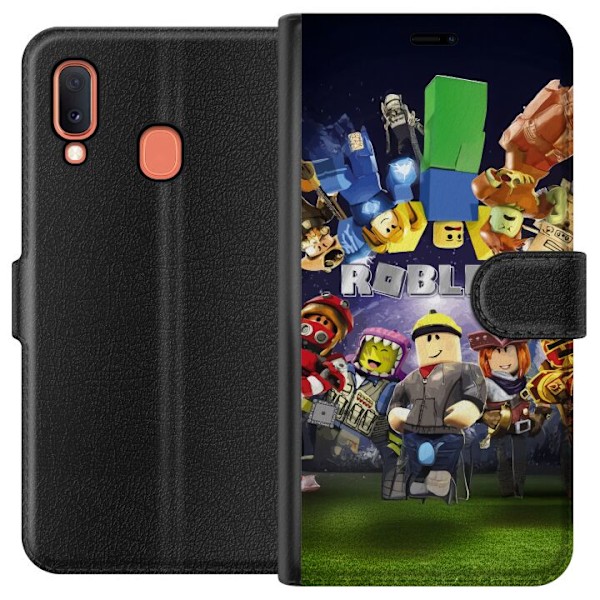 Samsung Galaxy A20e Plånboksfodral Roblox Värld – Gamingä